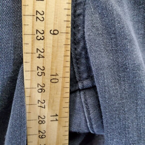Lee Jeans Womens Size 12 Short Gray Regular Fit Straight Stretch Denim - Picture 7 of 12